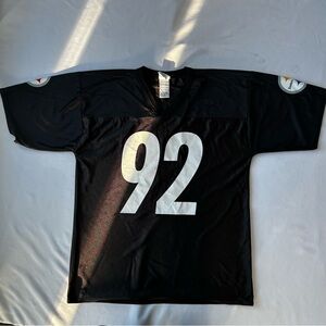 Reebok Black and White Men's Jersey